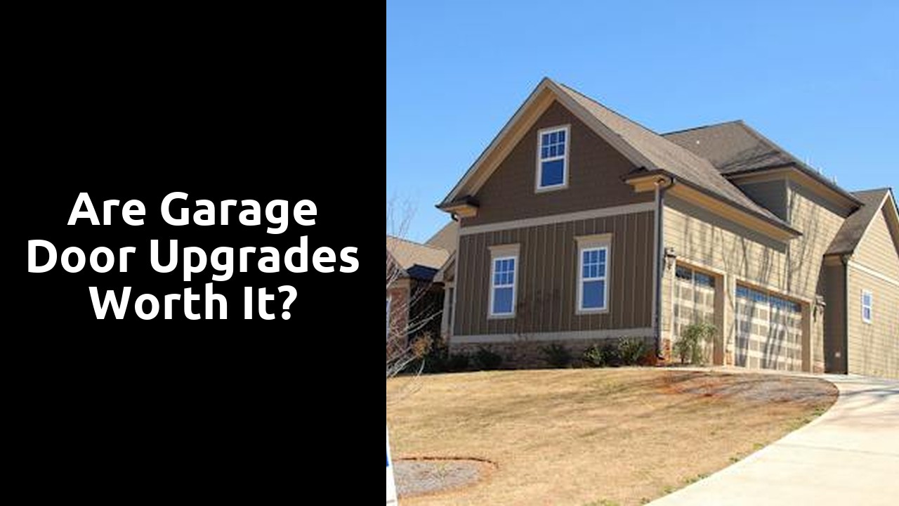 Are garage door upgrades worth it?