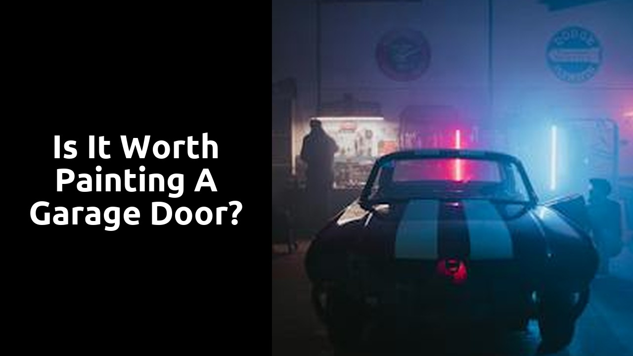 Is it worth painting a garage door?